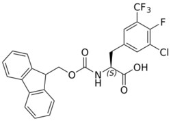 STA PHARMACEUTICAL US LLC&nbsp;Fmoc-L-Phe(3Cl-4F-5CF3)-OH | 50 g | InChIKey LWRWFHGXLCRMQM-NRFANRHFSA-N | MW 507.866