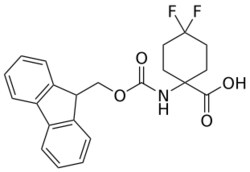 STA PHARMACEUTICAL US LLC&nbsp;1-({[(9H-fluoren-9-yl)methoxy]carbonyl}amino)-4,4-difluorocyclohexane-1-carboxylic acid | 5 g | CAS 1986905-26-3 | InChIKey MWFXVPLXBNBPSU-UHFFFAOYSA-N