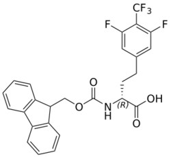 STA PHARMACEUTICAL US LLC&nbsp;Fmoc-D-hPhe(3,5-diF-4-CF3)-OH | 100 g | InChIKey NXEIEGXQRYYGCH-JOCHJYFZSA-N | MW 505.441