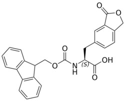 STA PHARMACEUTICAL US LLC&nbsp;(S)-2-((((9H-fluoren-9-yl)methoxy)carbonyl)amino)-3-(3-oxo-1,3-dihydroisobenzofuran-5-yl)propanoic acid | 10 g | InChIKey PUFGYCIAEVIEQT-QHCPKHFHSA-N | MW 443.455