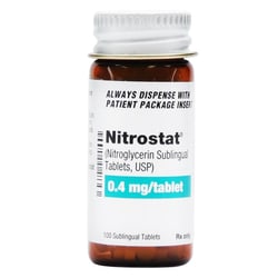Med Vet International&nbsp;Nitroglycerin Sl Tablets, 0.4mg, 100 Tablets