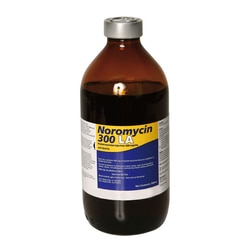 Med Vet International&nbsp;Norbrook Noromycin 300 La (Oxytetracycline La 300), 300mg/mL, 500mL