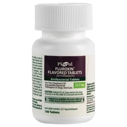 Med Vet International&nbsp;Fluroxin, Enrofloxacin, 22.7mg, 100ct
