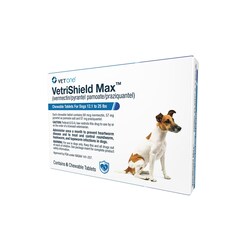 Med Vet International Vetrishield Max Chewable Tablets For Dogs, 12.1 To