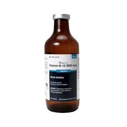 Med Vet International Vitamin B-12 3000mcg Sterile Solution Injection, 250mL, Each