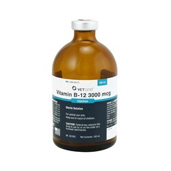 Med Vet International Vitamin B-12 3000mcg/mL Injectable Solution, 100mL,