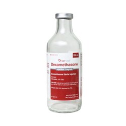 Med Vet International&nbsp;Dexamethasone Sterile Injection, 2mg/mL, 250mL, Each