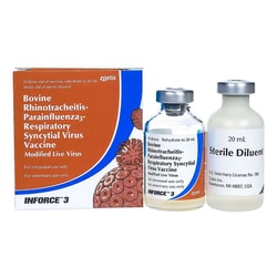 Med Vet International Zoetis, inforce 3 Vaccine, Modified LIVe Virus, 10Ds, 20mL, Vials