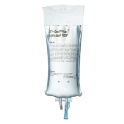 Med Vet International&nbsp;Dextrose 5% in Water, 1000mL Bag, 12/Case