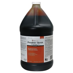 Med Vet International Povidone Iodine Scrub, 7.5%, 1 Gallon