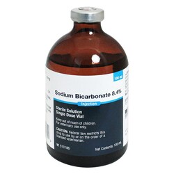 Med Vet International Sodium Bicarbonate Injection 8.4%, 100mL, Veterrinary Label
