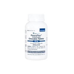 Med Vet International&nbsp;Fluoroflox (Marbofloxacin) Chewable Tablets For Dogs And Cats, 50mg, 100 Count