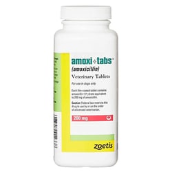 Med Vet International&nbsp;Zoetis Amoxi-Tabs, 200mg, 500ct.
