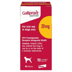 Med Vet International&nbsp;Galliprant Tablets, 20mg, Yellow, 90 Tablets