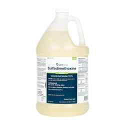 Med Vet International Sulfadimethoxine Concentrated Oral Solution 12.5%, Gallon