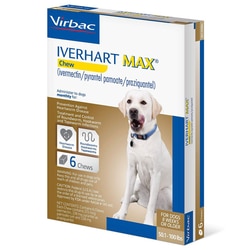 Med Vet International Iverhart Max Large, Soft Chew, 50.1-100Lbs, 6 Month