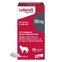 Med Vet International&nbsp;Galliprant Tablets, 100mg, Gray, 90 Tablets