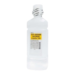 Med Vet International 0.9% Sodium Chloride Solution For Irrigation, 1000mL Pour Bottle (Limit 12)