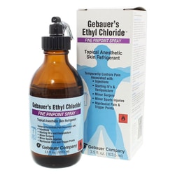 Med Vet International Gebauer'S Ethyl Chloride Spray, 3.5 oz, Fine, Quantity: