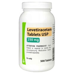 Med Vet International&nbsp;Levetiracetam Tablets (Keppra), 250mg, 500ct