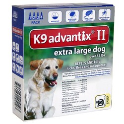 Med Vet International&nbsp;Advantix Blue Over 55 Lbs., 4/Pack