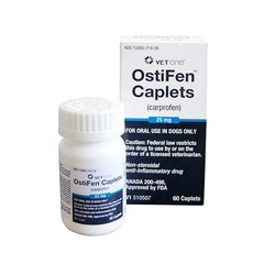 Med Vet International Ostifen (Carprofen) Caplets,Dogs,25mg,60 Count