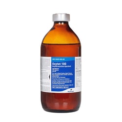 Med Vet International Oxytet 100 Oxytetracycline Injection, 100mg/mL, 500mL, Each