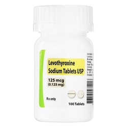 Med Vet International&nbsp;Levothyroxine 0.125mg, 100 Tablets
