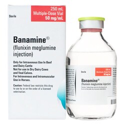 Med Vet International Merck Banamine Injection, 50mg/mL, 250mL, Quantity: