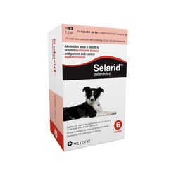 Med Vet International&nbsp;Selarid For Dogs, 20.1 To 40 Pounds, Red Label, 6 Dose