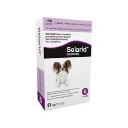 Med Vet International&nbsp;Selarid For Dogs, 5.1 To 10 Pounds, Purple Label, 6 Dose