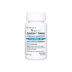 Med Vet International&nbsp;Zydaclin Tablets (Clindamycin Hydrochloride), 25mg, 400 Count