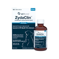 Med Vet International Zydaclin (Clindamycin) Oral Drops For Dogs And Cats, 20mL, Each