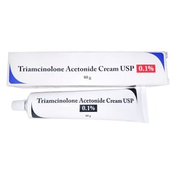 Med Vet International 0.1% Triamcinolone Acetonide Cream, 80gm Tube, Quantity: