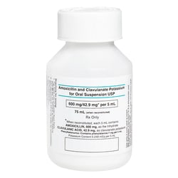 Med Vet International Amoxicillin/Clavulanic Acid Suspension, 600/42.9mg, 75mL, Generic Of Augmentin