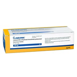 Med Vet International Zoetis Clavamox Chewable Tablets, 125mg, 112ct.
