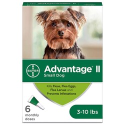 Med Vet International&nbsp;Advantage II, Dogs 3-10Lb, 6 Cards