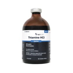 Med Vet International Thiamine Hcl 500mg/mL Injection, 100mL, Each