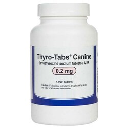 Med Vet International Thyro Tabs [Pink] 0.2mg, 1000 Tablets