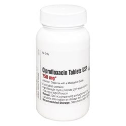 Med Vet International&nbsp;Ciprofloxacin Tablets, 750mg, 50ct
