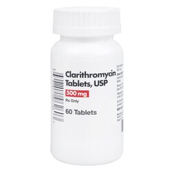 Med Vet International&nbsp;Clarithromycin Tablets (Generic Biaxin), 500mg, 60ct.
