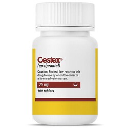 Med Vet International&nbsp;Zoetis, Cestex Tablets 25mg, 50 Tabs