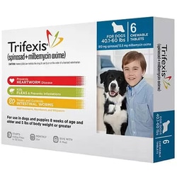 Med Vet International Trifexis Blue, 40.1-60Lb, 6 Dose, Quantity: Pack