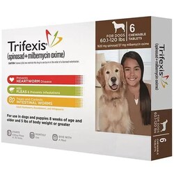 Med Vet International&nbsp;Trifexis Brown, 60.1-120Lb, 6 Dose