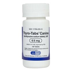 Med Vet International&nbsp;Thyro-Tabs Canine Tablets (White), 0.5mg, 120ct