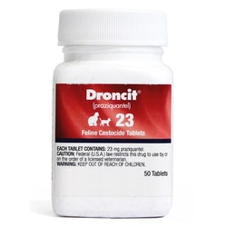 Med Vet International&nbsp;Droncit Feline Tablets 23mg, 50 Tablets