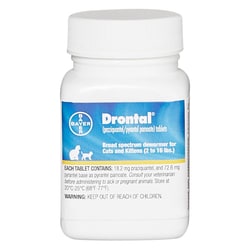 Med Vet International Drontal For Cats 50 Tablets, Quantity: Pack of 50
