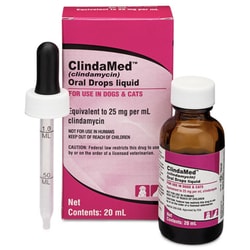 Med Vet International Clindamed Clindamycin Oral Drops, 25mg/mL, 20mL