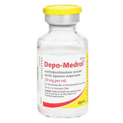 Med Vet International Zoetis, Depo Medrol 20mg, 20mL Vet Label, Quantity: