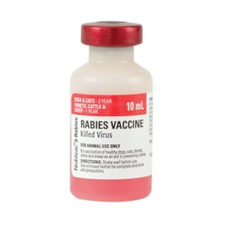 Med Vet International NobIVac 3-Rabies Vaccine, 10 Dose Tank, Quantity: